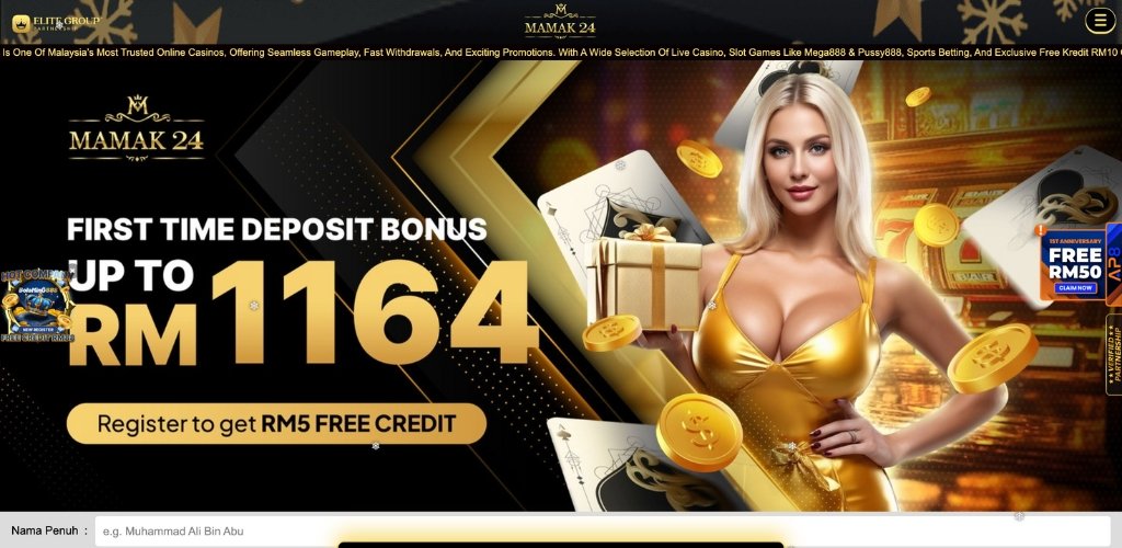 Mamak24 Register for Free Credit