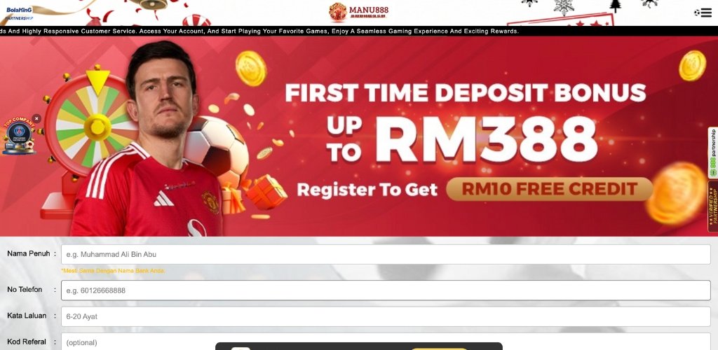 Manu888 Register Get Free Credit