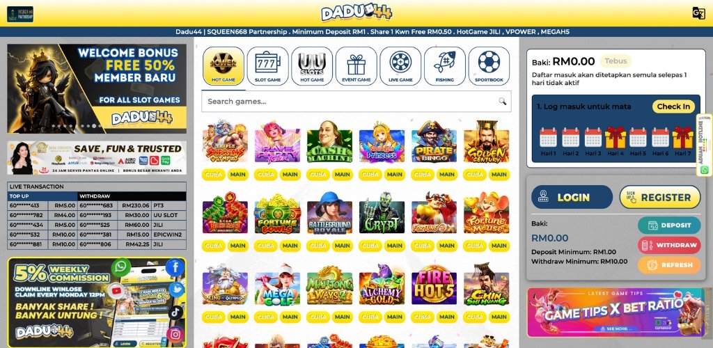 Dadu44 Official Website Casino