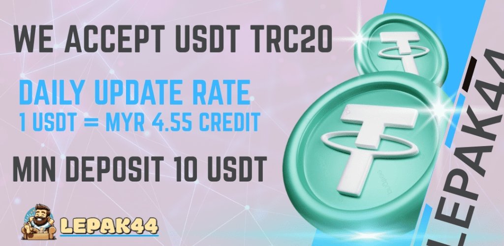 Lepak44 Accept USDT for Crypto Payments