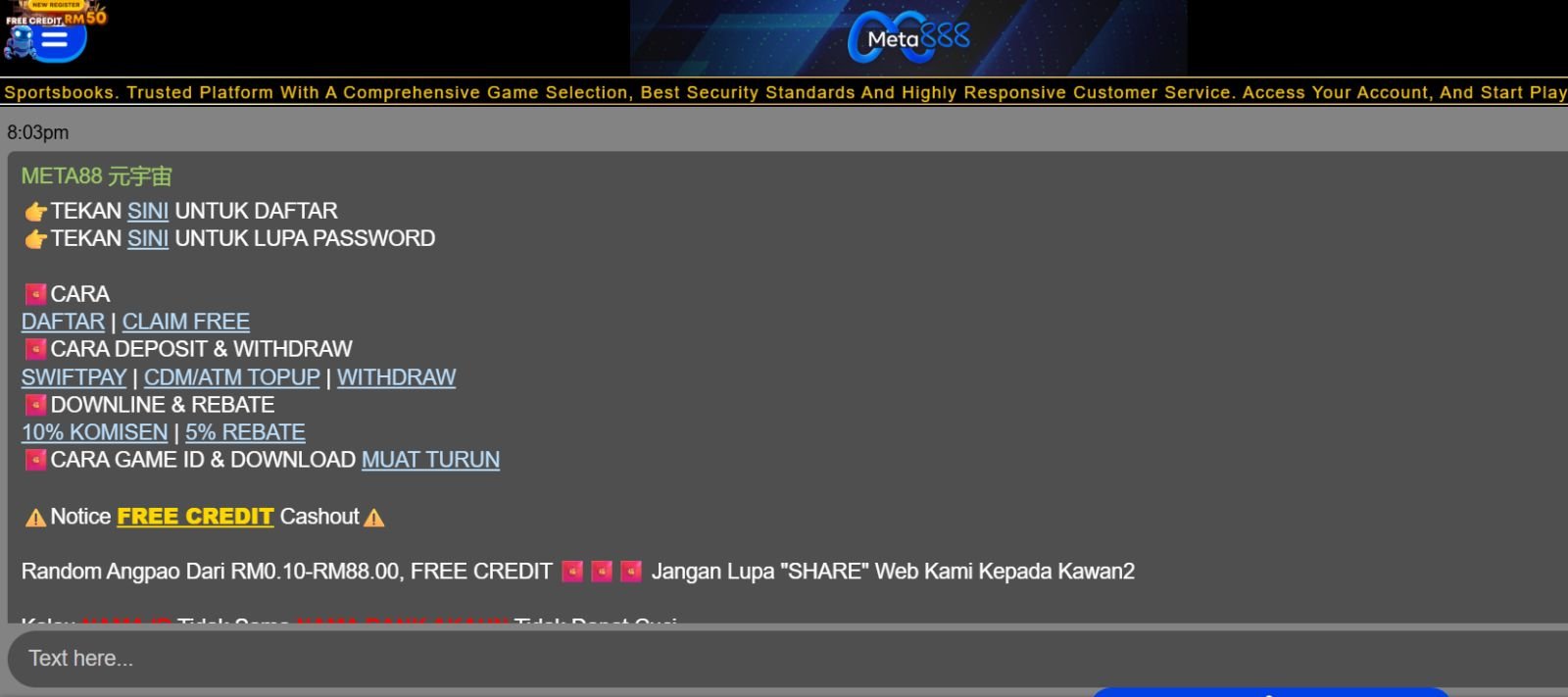 Meta888 Customer Support