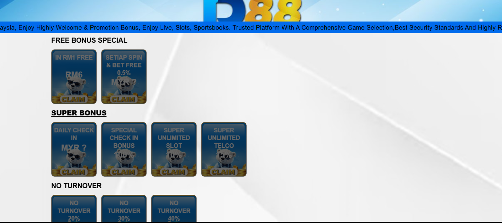 Pavilion88 Promotions Page